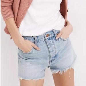 Madewell Relaxed Denim Shorts Size 29